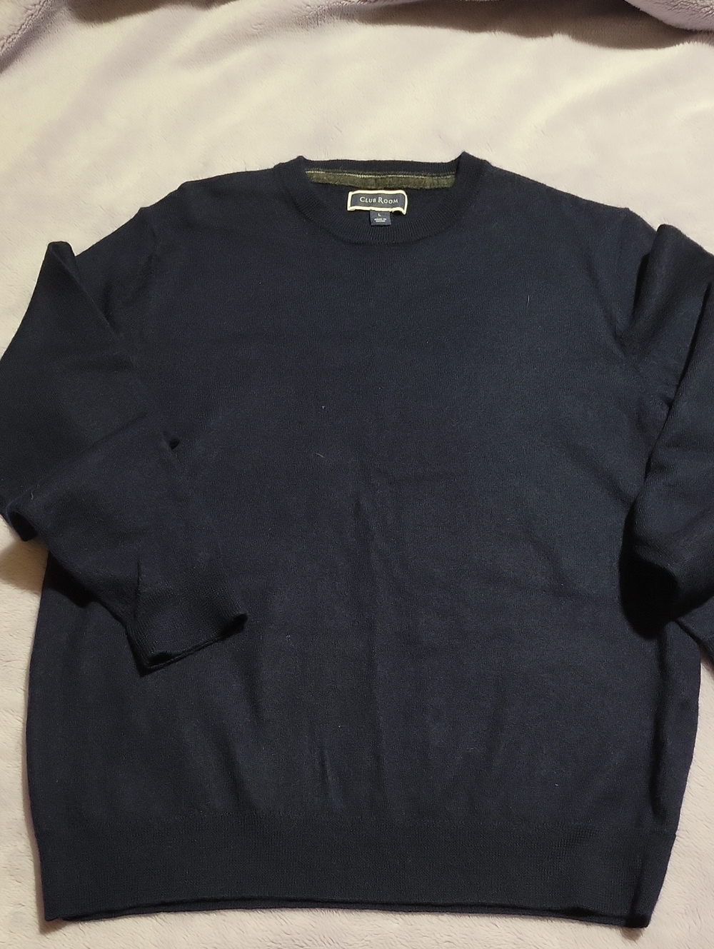 Club Room Navy Blue Crewneck Sweater